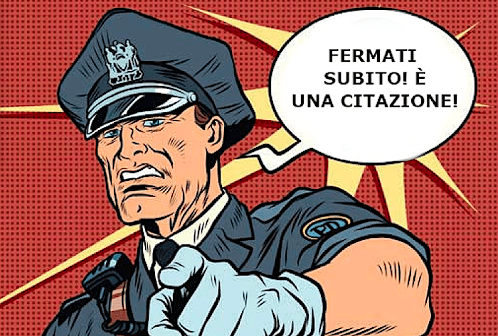 La polizia del diritto di citazione